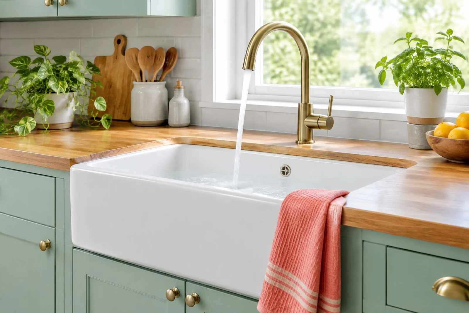 Fix a leaking kitchen sink