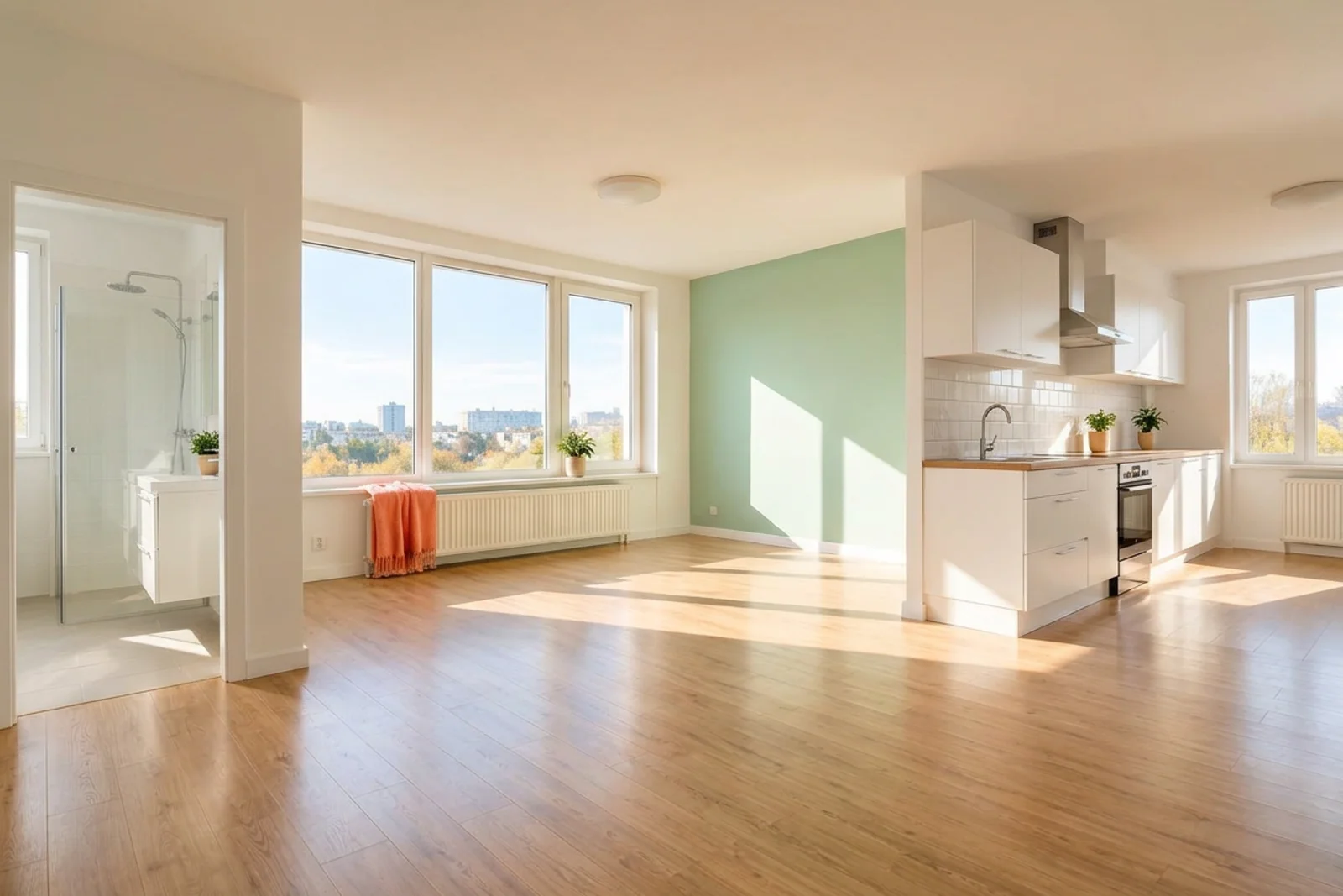 Deep clean before move-out